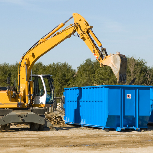 how many times can i have a residential dumpster rental emptied in Chadwick